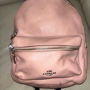 Coach Blush Leather Backpack